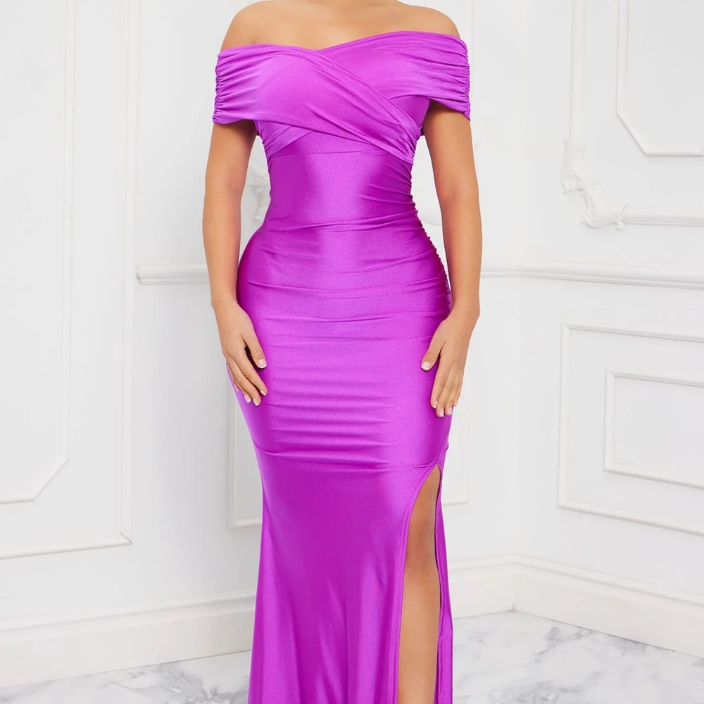 Fashion nova purple dress